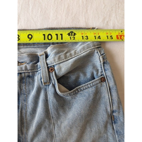 Joie Jeans Womens 28 Charan Step Hem Crop High Waist Straight Cotton Light Blue - Picture 8 of 10